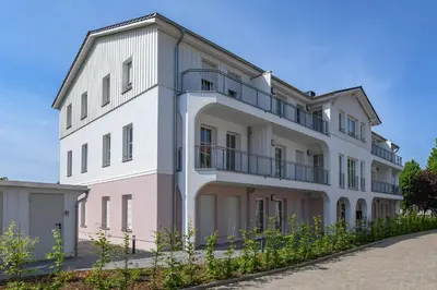 Das Gebäude in dem sich die Ferienwohnung befindet
