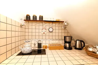 Küche/Küchenzeile in der Unterkunft Ferienhaus Hansen