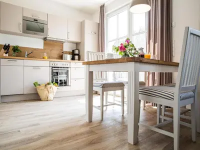 Küche/Küchenzeile in der Unterkunft Apartment, Zingst
