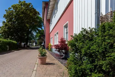 Das Gebäude in dem sich die Ferienwohnung befindet
