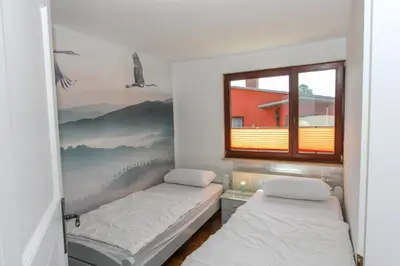 Ein Bett oder Betten in einem Zimmer der Unterkunft 1 Ton Timmermanns Hus