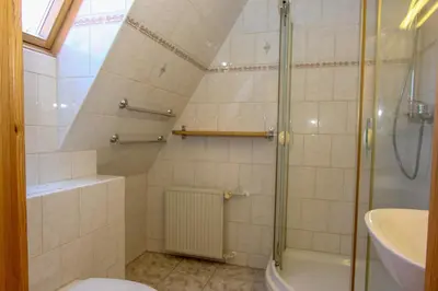 Ein Badezimmer in der Unterkunft 2 Ton Timmermanns Hus