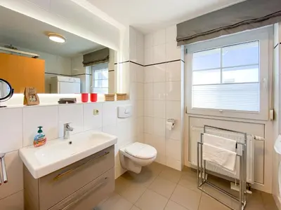 Ein Badezimmer in der Unterkunft Seensucht