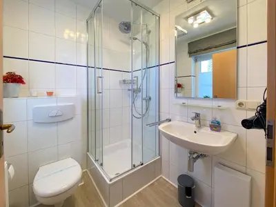Ein Badezimmer in der Unterkunft Seensucht