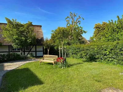 Ein Garten an der Unterkunft Strandläufer