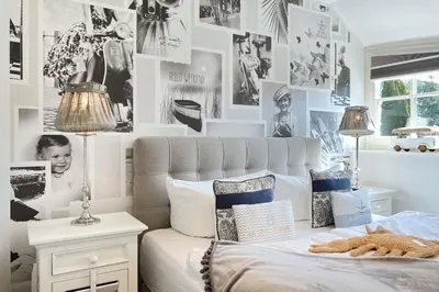 Ein Bett oder Betten in einem Zimmer der Unterkunft Zeeskahn