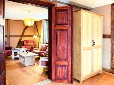 Ein Sitzbereich in der Unterkunft Cozy Four