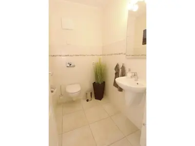 Ein Badezimmer in der Unterkunft Neue Reihe 28 - Wohnung Ankerplatz