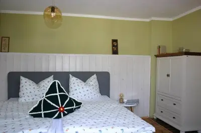 Ein Bett oder Betten in einem Zimmer der Unterkunft Traudi´s Hüsing