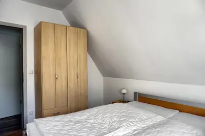 Ein Bett oder Betten in einem Zimmer der Unterkunft Haus Havelland - a57430