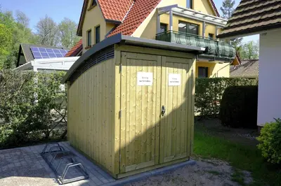 Das Gebäude in dem sich die Ferienwohnung befindet