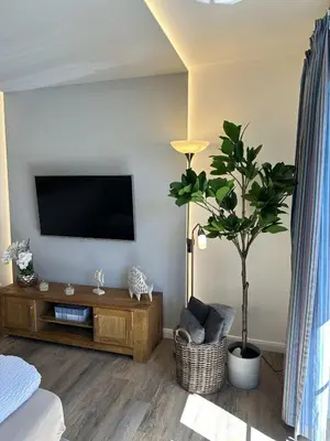 TV/Unterhaltungsangebot in der Unterkunft Gästehaus W 2
