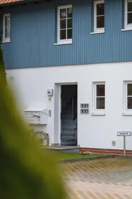 Das Gebäude in dem sich die Ferienwohnung befindet