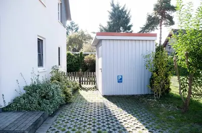 Das Gebäude in dem sich die Ferienwohnung befindet
