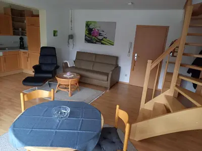 Ein Sitzbereich in der Unterkunft Alte Reihe 10 Whg 5 - a57737