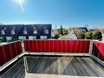 Ein Balkon oder eine Terrasse in der Unterkunft Fewo Stüring