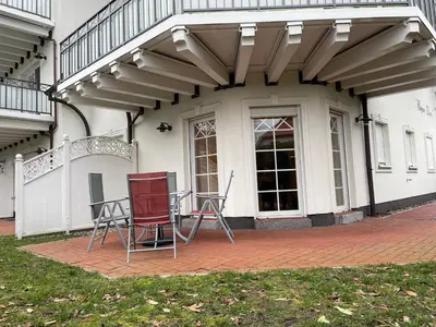 Das Gebäude in dem sich die Ferienwohnung befindet