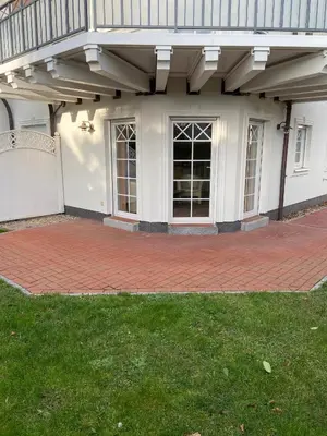 Das Gebäude in dem sich die Ferienwohnung befindet