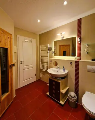 Ein Badezimmer in der Unterkunft Haus 
