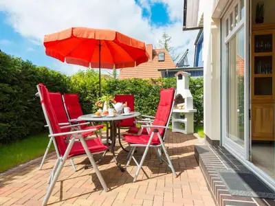 Ein Patio oder anderer Außenbereich in der Unterkunft Haus 