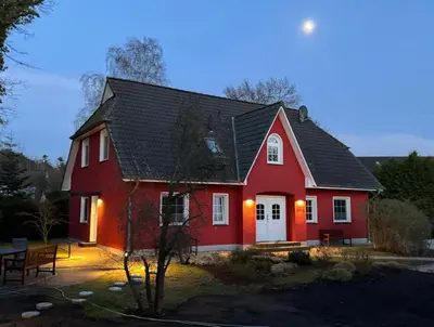 Das Gebäude in dem sich die Ferienwohnung befindet