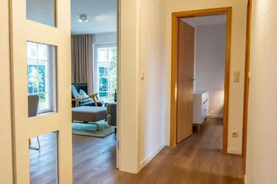 Ein Bett oder Betten in einem Zimmer der Unterkunft Ostseedomizil 