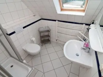 Ein Badezimmer in der Unterkunft Möwennest - a59239