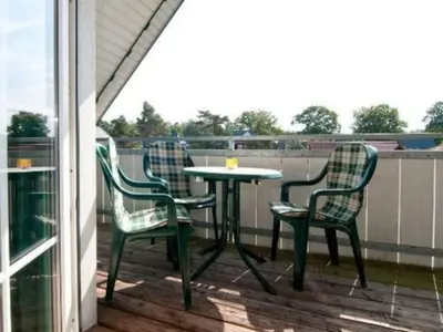 Ein Balkon oder eine Terrasse in der Unterkunft Möwennest - a59239