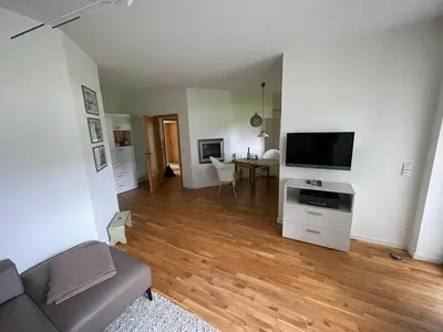 TV/Unterhaltungsangebot in der Unterkunft Ferienwohnung 2 Müller