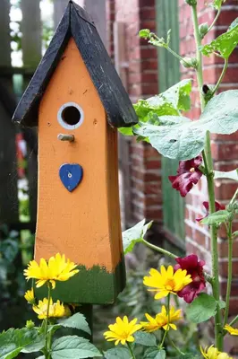 Ein Garten an der Unterkunft Landhaus Martens