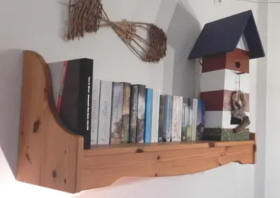 Die Bibliothek in der Ferienwohnung