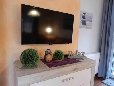 TV/Unterhaltungsangebot in der Unterkunft Resi D04