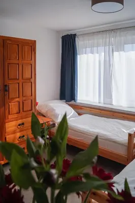 Ein Bett oder Betten in einem Zimmer der Unterkunft Ferien unnern Appelboom (80m2 Wohnung mit großem Garten)
