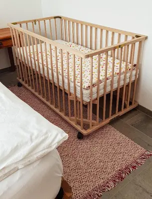 Ein Bett oder Betten in einem Zimmer der Unterkunft Ferien unnern Appelboom (80m2 Wohnung mit großem Garten)