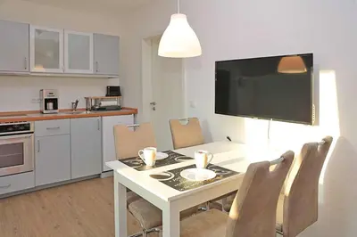 Küche/Küchenzeile in der Unterkunft Haus Eichenkrone