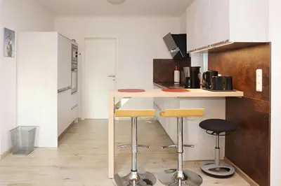 Küche/Küchenzeile in der Unterkunft Haus Eichenkrone