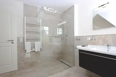 Ein Badezimmer in der Unterkunft Lieselotte