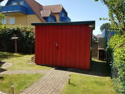 Das Gebäude in dem sich das Ferienhaus befindet