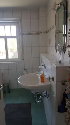 Ein Badezimmer in der Unterkunft Haus Sonnenwind