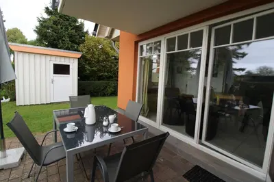 Ein Patio oder anderer Außenbereich in der Unterkunft Heimathafen - a61342