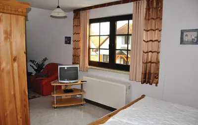 TV/Unterhaltungsangebot in der Unterkunft Beautiful Home In Fuhlendorf With Wifi