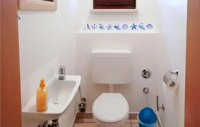 Ein Badezimmer in der Unterkunft Beautiful Home In Fuhlendorf With Wifi