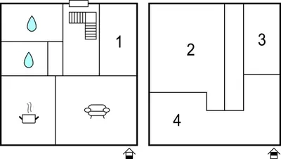 Grundriss der Unterkunft Ferienhaus Hafenstr. 6 / FH M