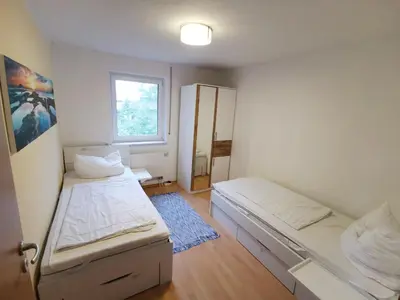 Ein Bett oder Betten in einem Zimmer der Unterkunft Karimea