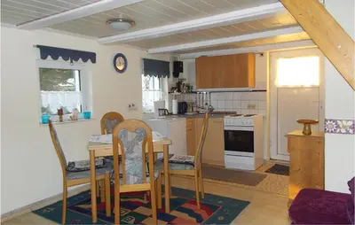 Küche/Küchenzeile in der Unterkunft Ferienhaus Waldreihe Q