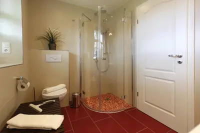 Ein Badezimmer in der Unterkunft Sanddornperle