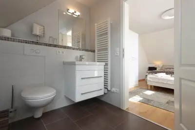 Ein Badezimmer in der Unterkunft Sanddornperle