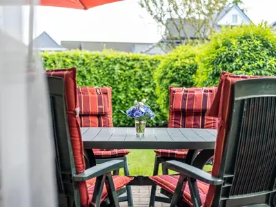 Ein Garten an der Unterkunft Windflüchter