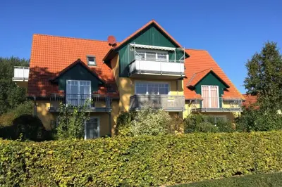 Das Gebäude in dem sich die Ferienwohnung befindet