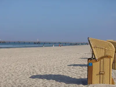 Ein Strand an oder in der Nähe der Ferienwohnung